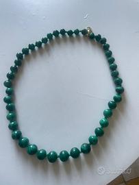 Collana di malachite