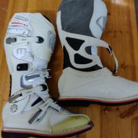 stivali motocross bianco tg41 snodati RINO boots
