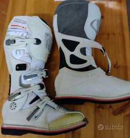 stivali motocross bianco tg41 snodati RINO boots