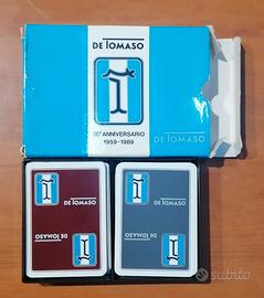 Carte da gioco De Tomaso 30° anniversario 1989