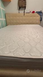 letto contenitore matrimonial+ materasso Eminflex 