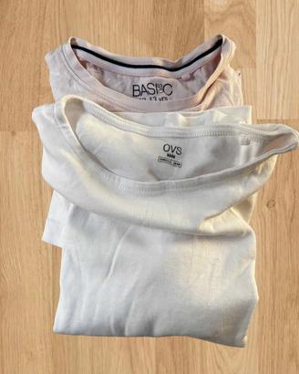 Lotto 2 maglie OVS ragazza 12-13 anni