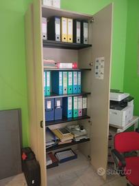 Mobile ufficio in legno laminato avorio