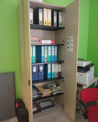 Mobile ufficio in legno laminato avorio