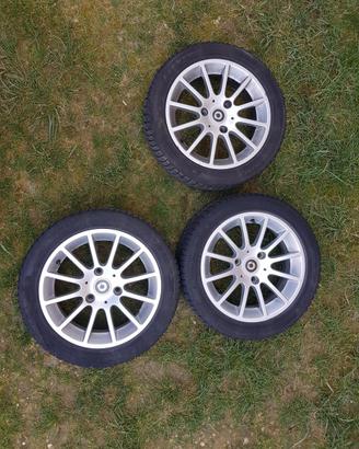cerchi e gomme Smart R 15