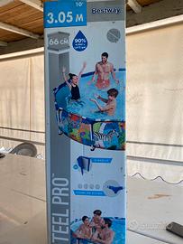 Piscina per bambini con dimensioni silla scatola