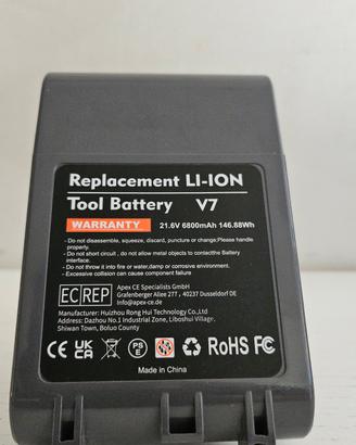 Batteria sostitutiva Dyson serie V7