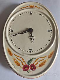 Orologio in ceramica Santucci Deruta per Perugia