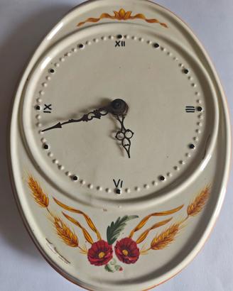 Orologio in ceramica Santucci Deruta per Perugia