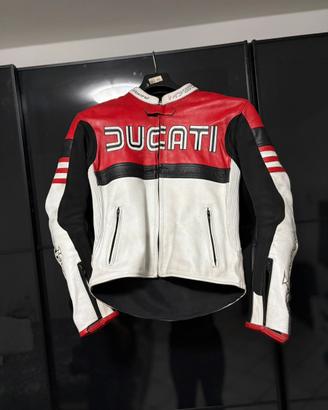 Giacca moto in pelle