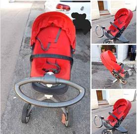 Stokke Xplory Red Duo/Trio con Navicella e Borsa