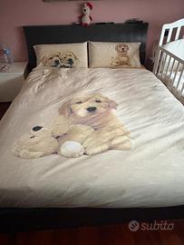 Letto matrimoniale con contenitore + armadio