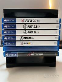 Giochi ps 4 piu contenitore giochi