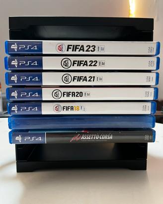 Giochi ps 4 piu contenitore giochi