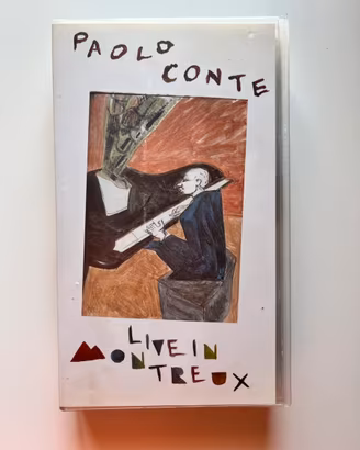 VHS originale Paolo Conte – Live in Montreux