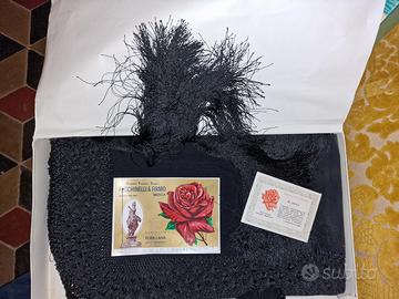 Scialle nero sardo NUOVO