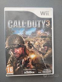 Gioco call of duty 3 per wii