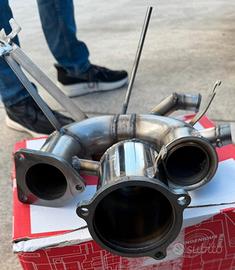 Downpipe in acciaio inox per audi A4 A5 A6 Q5