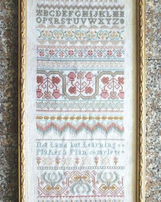 Punto croce - " disegni lettere e numeri" 2005