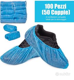 Copriscarpe in CPE blu