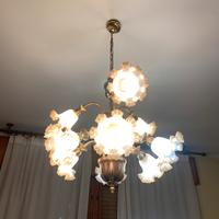 Lampadario da salotto stile impero