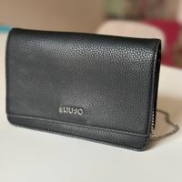 Borsa LIU JO nera con tracolla a catena
