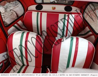 FIAT 550 EPOCA COPRISEDILI + RIV PANNELLI COMPLETI