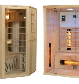 Sauna finlandese infrarossi 2 posti NUOVA cromoter