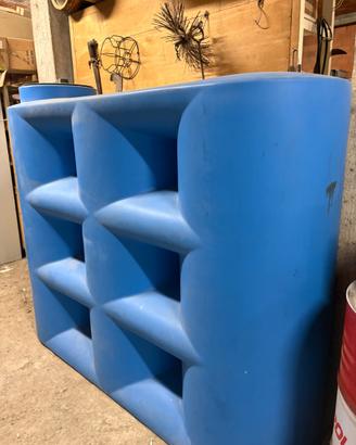 Cisterna polietilene 2000 l parallelepipedo nuova