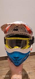 Casco Cross Acerbis X-Race VTR + Maschera Shot 