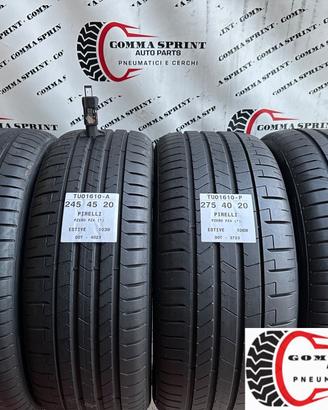 4 PNEUMATICI 245/45 275/40 R20 PIRELLI ESTIVE 95%