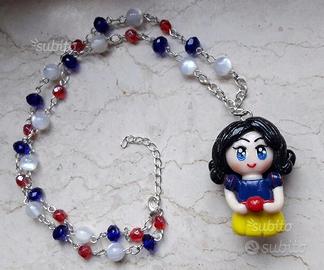 Collana Biancaneve in Fimo