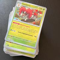 Lotto 115+ carte pokemon scarlatto e violetto