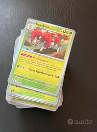 Lotto 115+ carte pokemon scarlatto e violetto