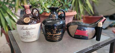 Whisky decanter in ceramica