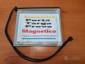 Porta targa prova magnetico nuovo