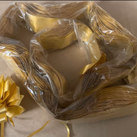 Coccarda per confezioni, colore oro