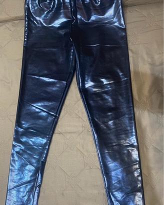 Leggings Tezenis Blu Metallizzato Tg. M