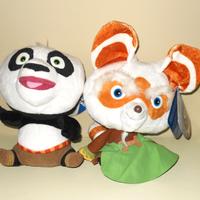 Peluche collezione KUNG FU PANDA set 2 Pezzi NUOVI