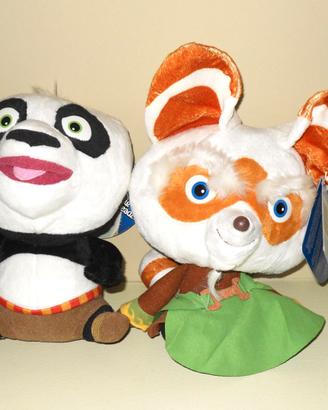 Peluche collezione KUNG FU PANDA set 2 Pezzi NUOVI