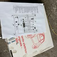 Impianto elettrico Fiat 500L d'epoca