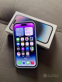 Iphone 14 pro viola 128gb con scatola