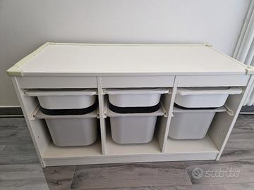 Trofast ikea con contenitori