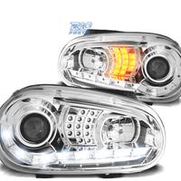 FARI VOLKSWAGEN VW GOLF 4 DAYLIGHT CROMATI FRECCE 