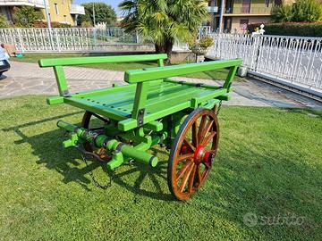 Carretto antico completamente restaurato, nuovo