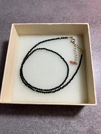 Collana di spinello nero naturale