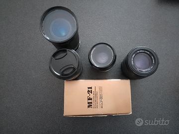 Lotto fotografico -obiettivi vari e databack Nikon