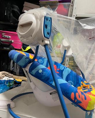 Sdraietta con movimento luci e suoni fisher price