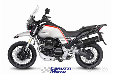 Scarico Leovince LV ONE EVO BLACK MOTO GUZZI V85TT