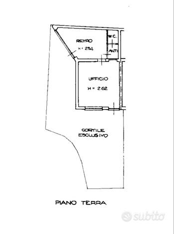 MARTELLAGO-NEG/UFF. vetrinato fronte strada